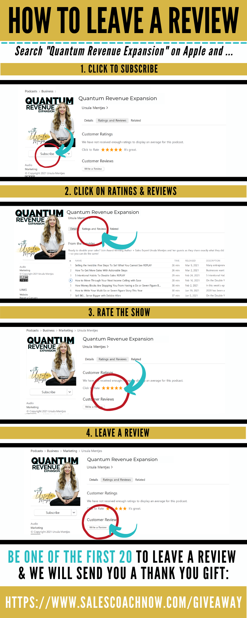 Leave Us a Review InfoGraphic - Gold Leave Us a Review InfoGraphic - Gold