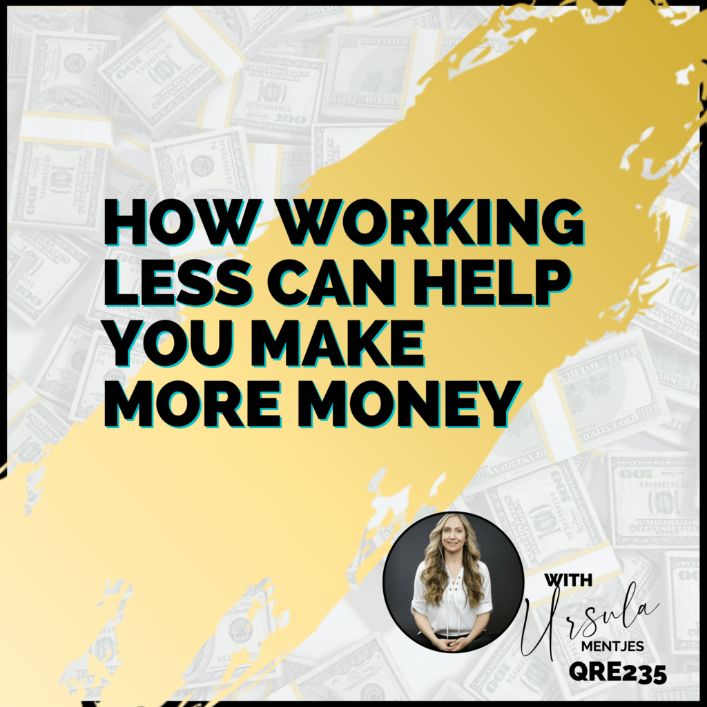 How Working Less Can Help You Make More Money